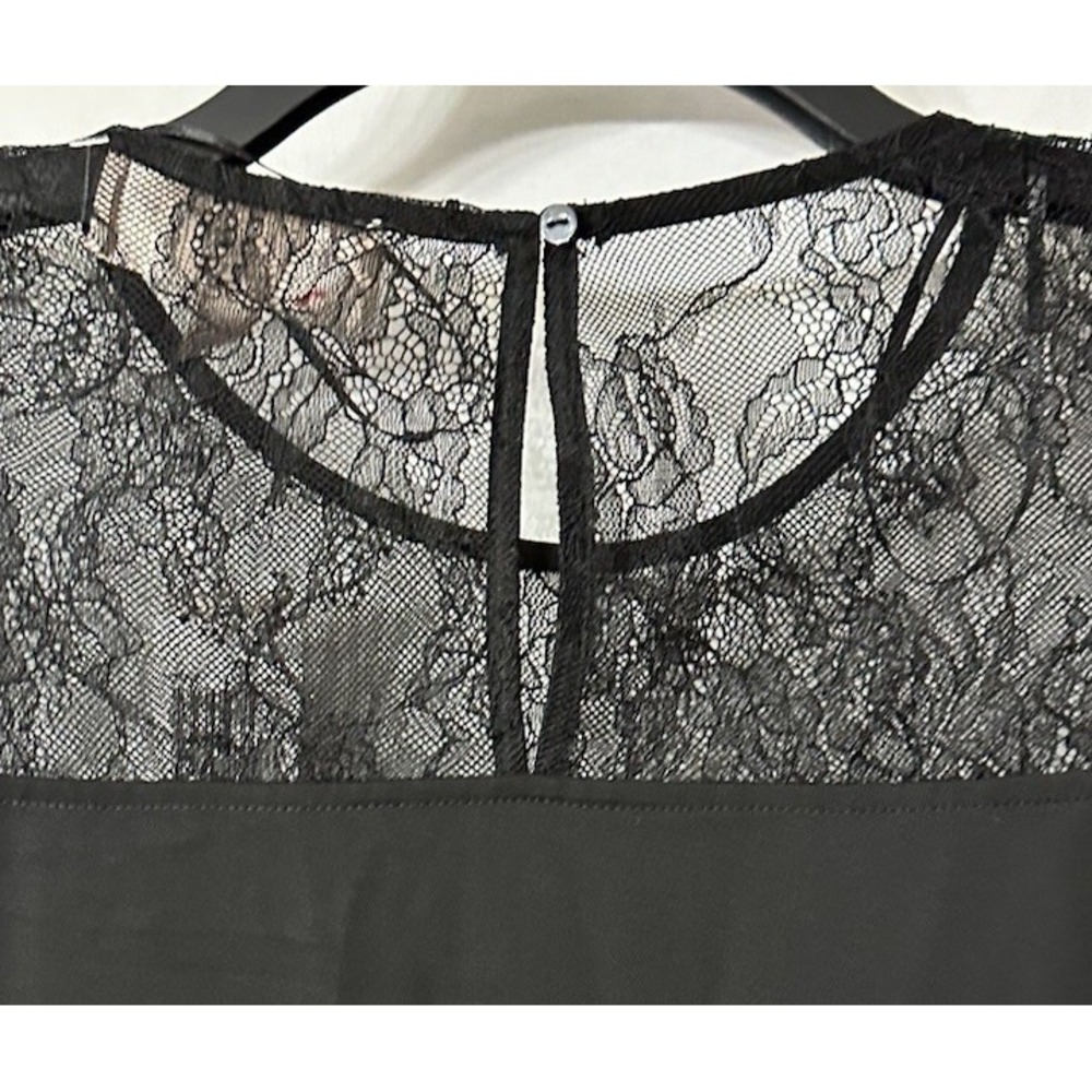 NWT Philosophy Womens Black Short Sleeve Lace Casual Dress Size Small - Picture 13 of 13